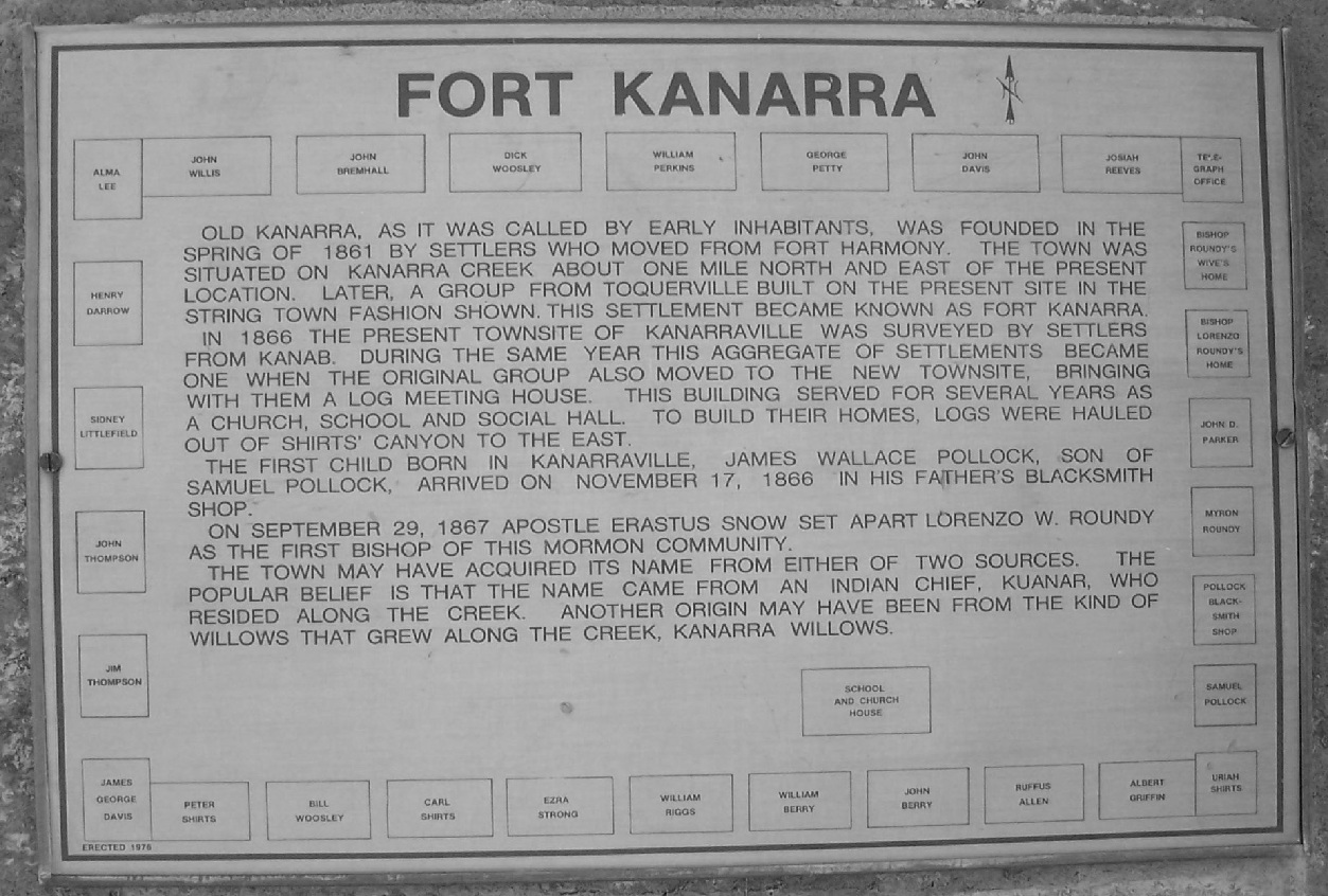 Fort Kanarra map