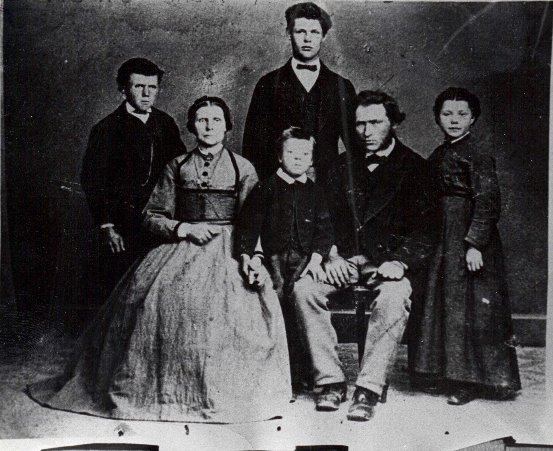 Hans Sorensen family 1868